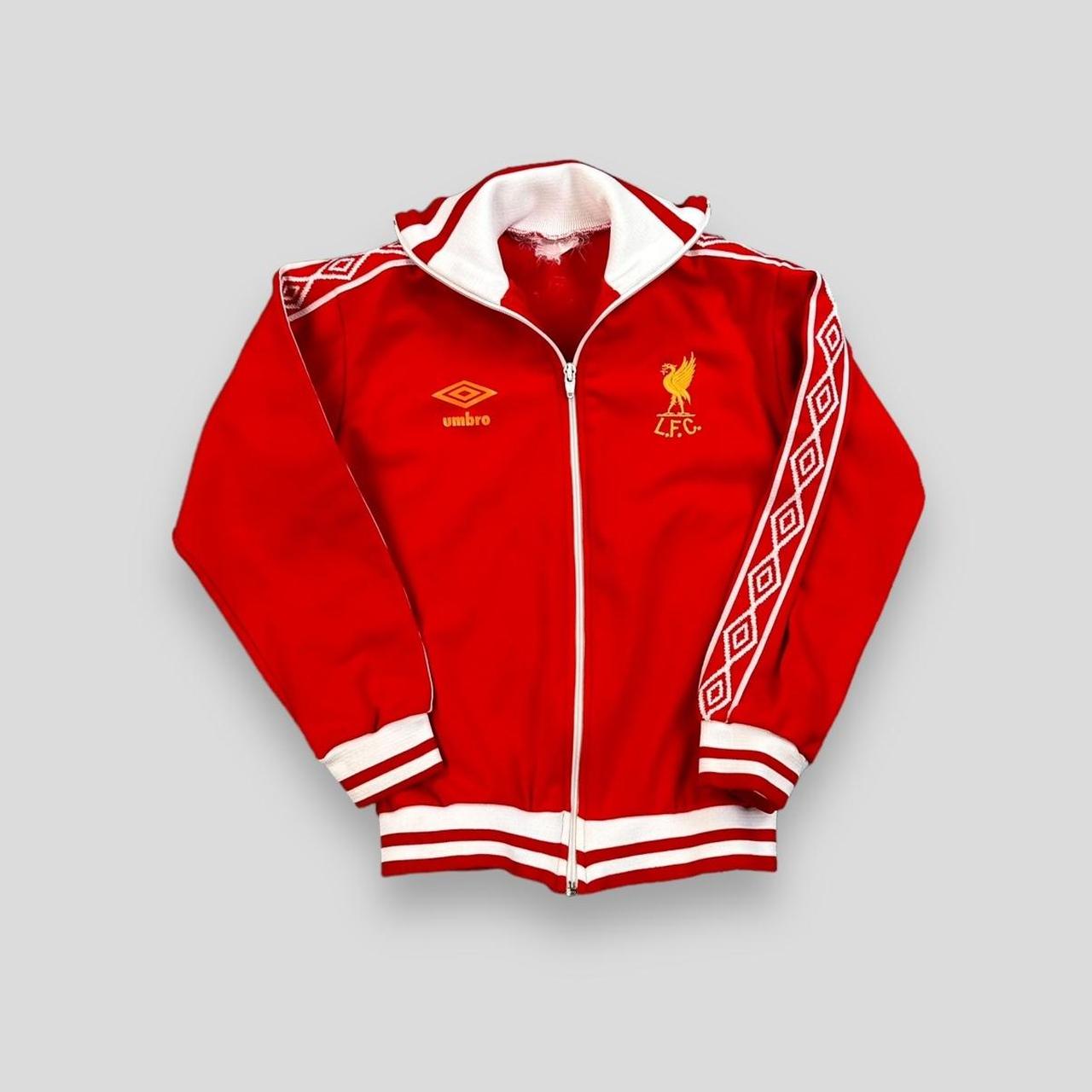 Vintage 70s Umbro Liverpool FC Zip Up Track Jacket | Depop