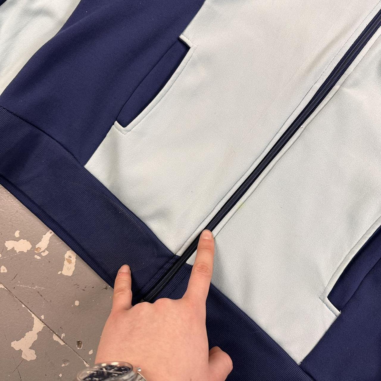 Vintage 70s Adidas Zip Up Track Jacket Blue Navy | Depop
