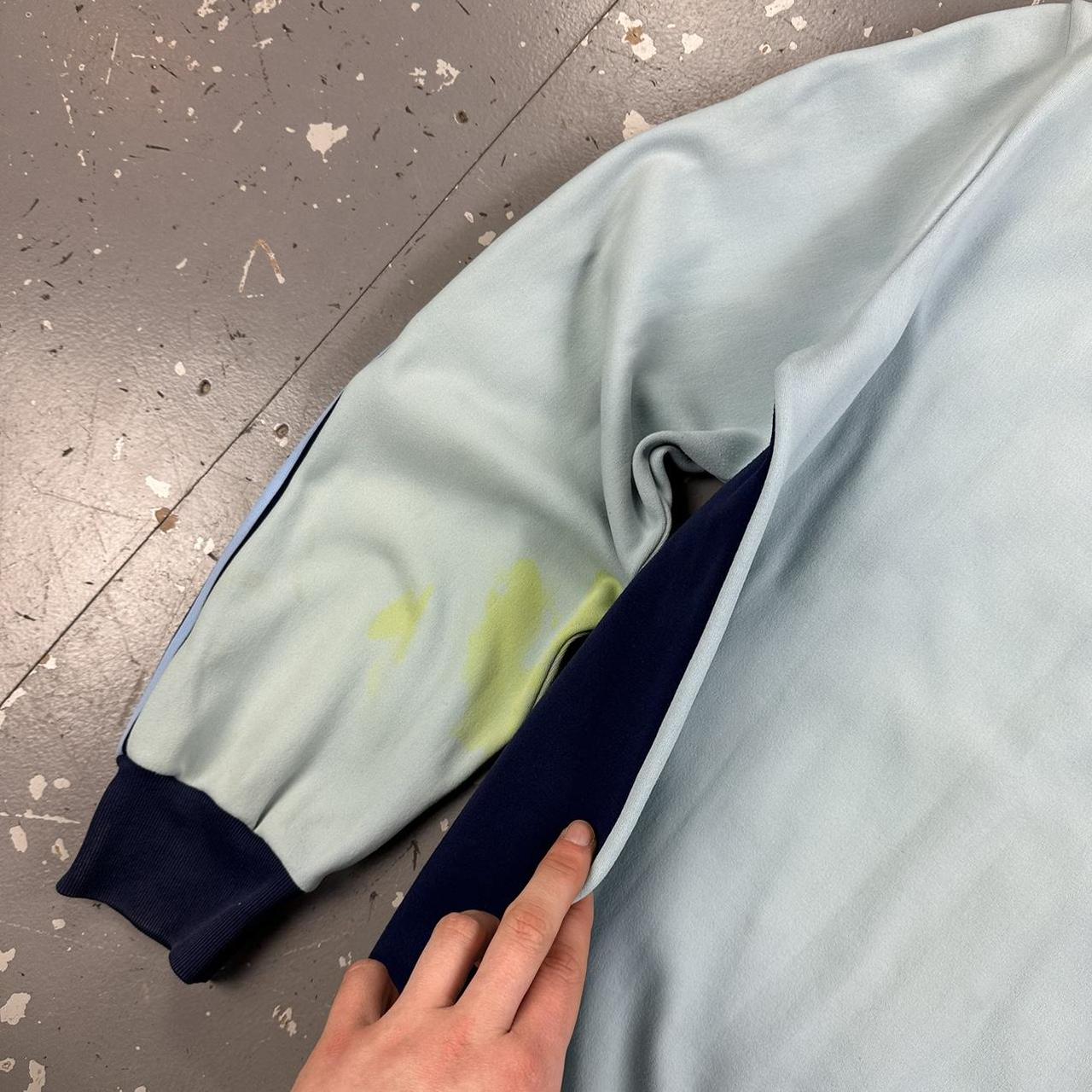 Vintage 70s Adidas Zip Up Track Jacket Blue Navy | Depop