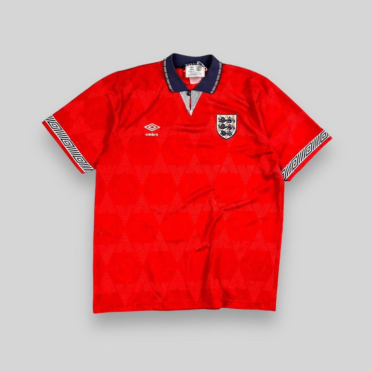 90s umbro 1990 England Football XL相当 ENGLAND 1990 1992 HOME FOOTBALL SHIRT SOCCER JERSEY UMBRO sz