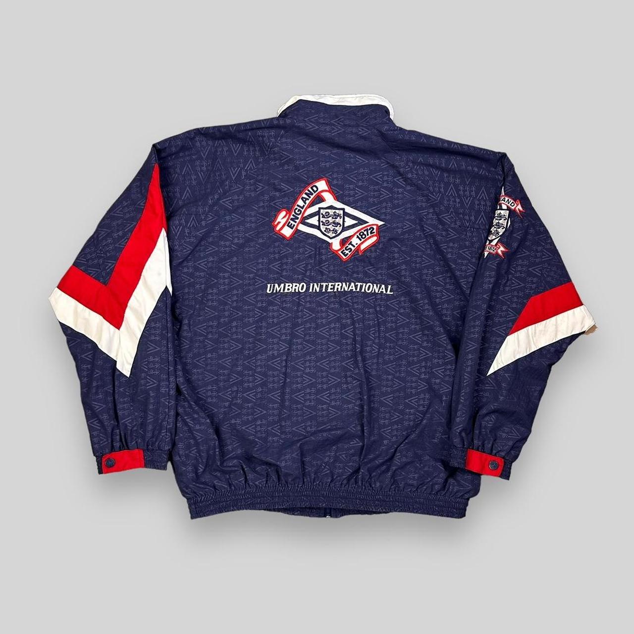UMBRO - 希少！1990’s UMBRO Vintage　Football Jacket 1990-92 England Umbro Jacket - 7/10 - (XL)
