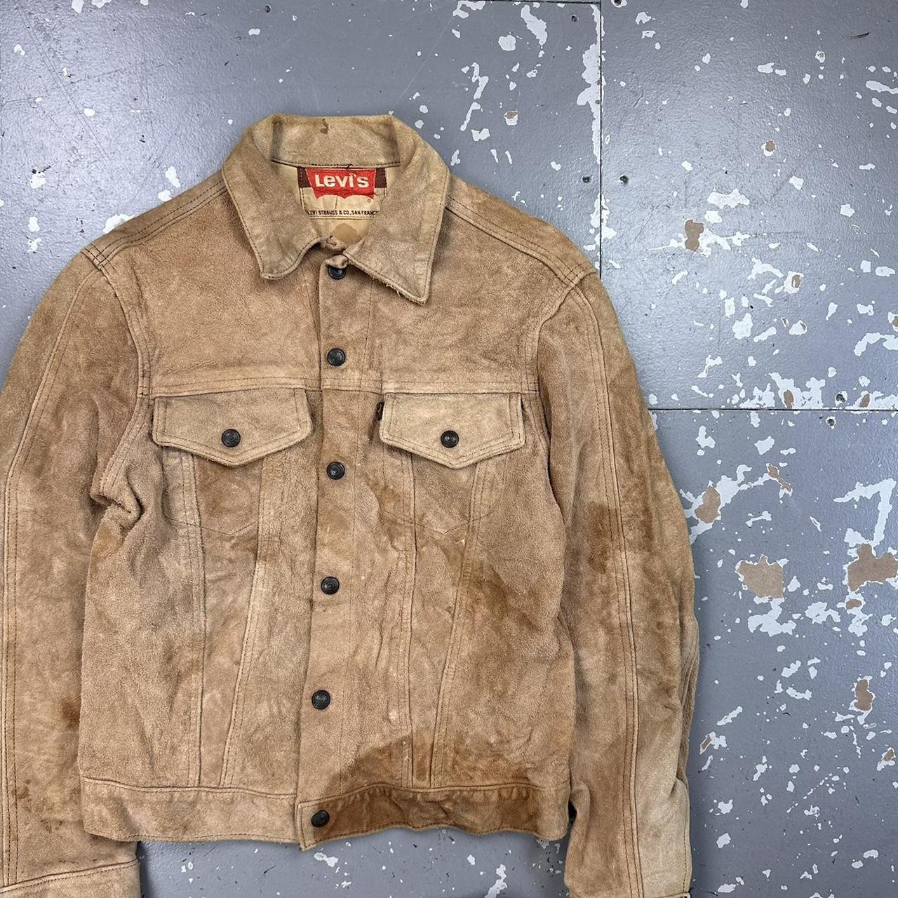 Vintage Capital E Levi's 60's 70's Type 3 Suede Leather