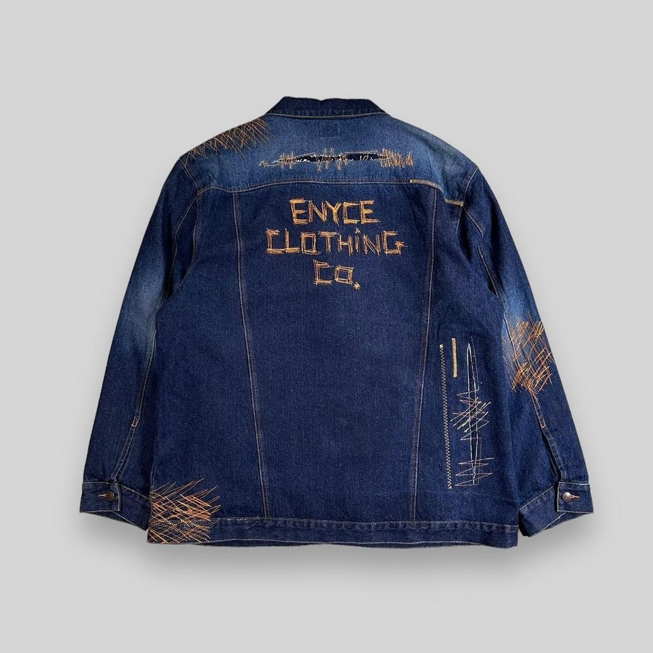 Vintage 90s Enyce Clothing Co. Hip Hop Denim Jacket | Depop