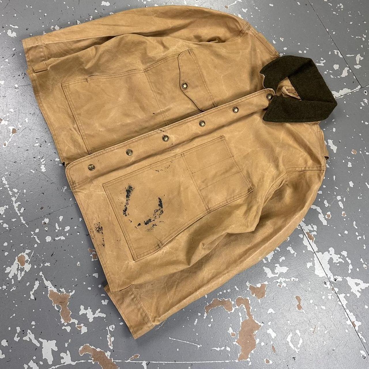 Vintage 90s Filson 623N Tin Cloth Field Jacket Tan | Depop