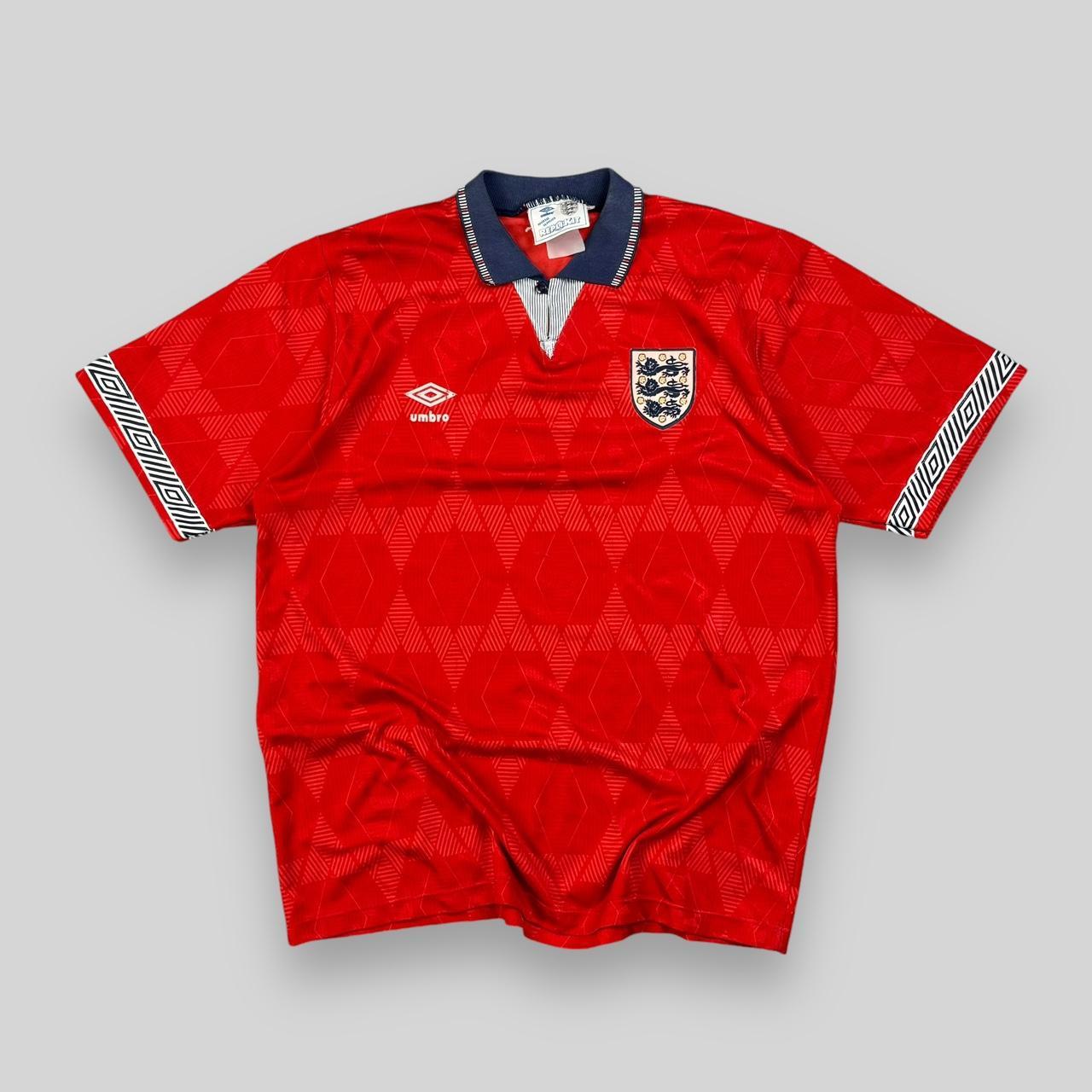 Vintage 90s 1990-92 England Umbro RepliKit Away Kit | Depop