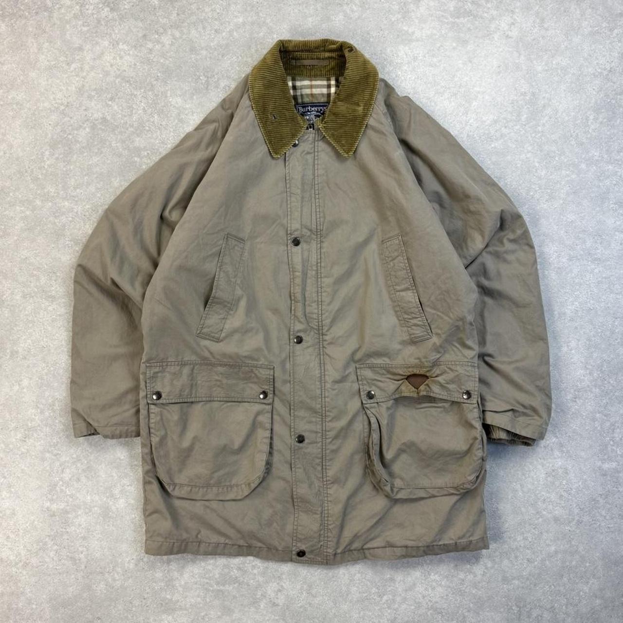 Vintage 80s Burberry Lightweight Bomber Jacket Green | Depop