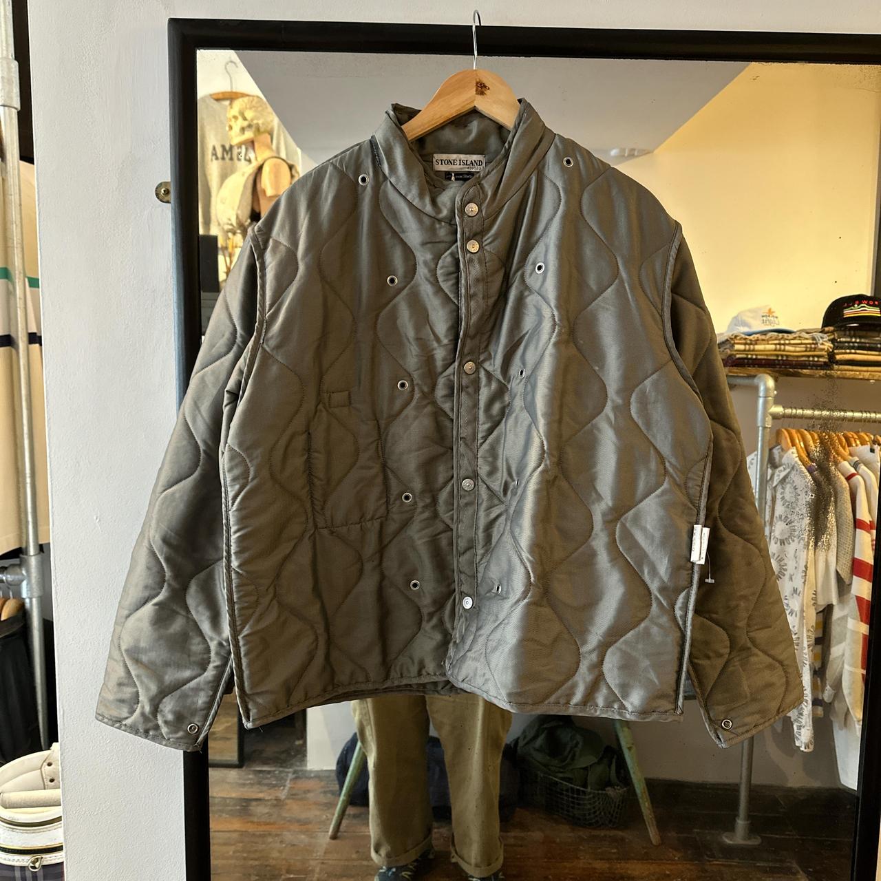 Vintage 00s Stone Island Button Up Jumper Cardigan | Depop Vintage 00s Stone Island Button Up Jumper Cardigan | Depop