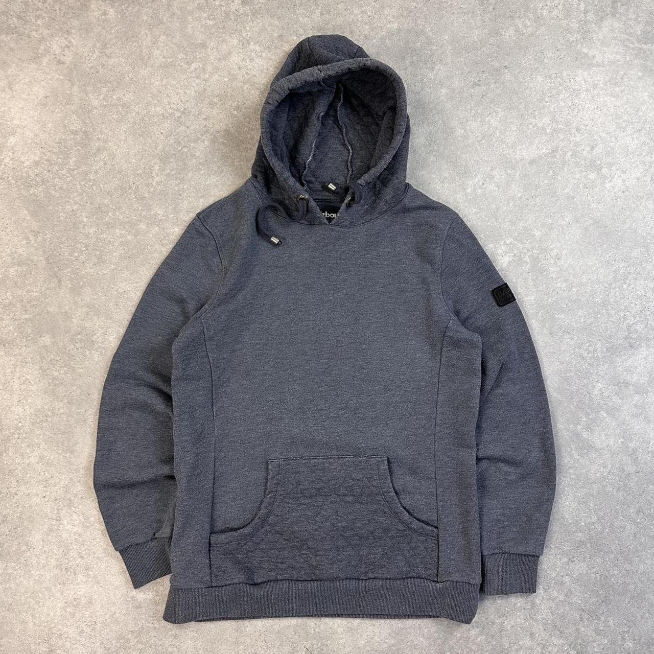 Barbour International Hoodie Grey Depop