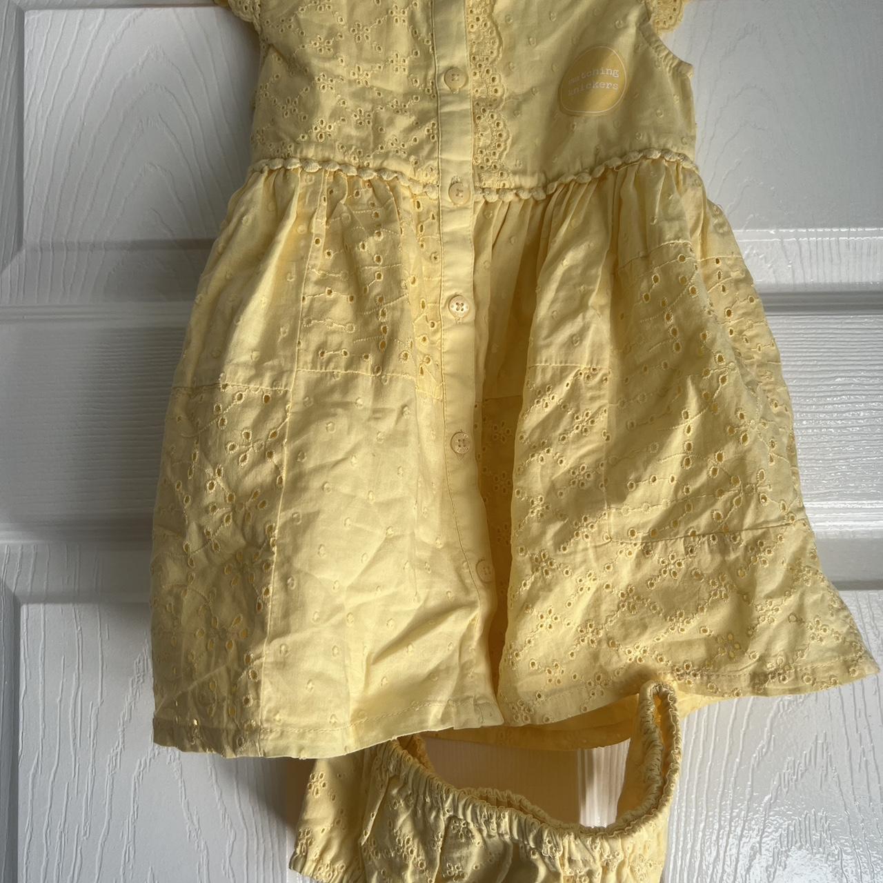 Next Yellow Dress Depop