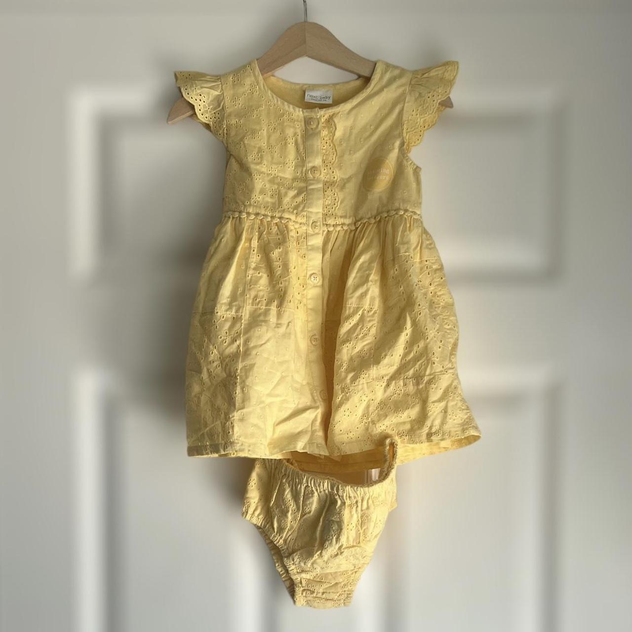 Next Yellow Dress Depop