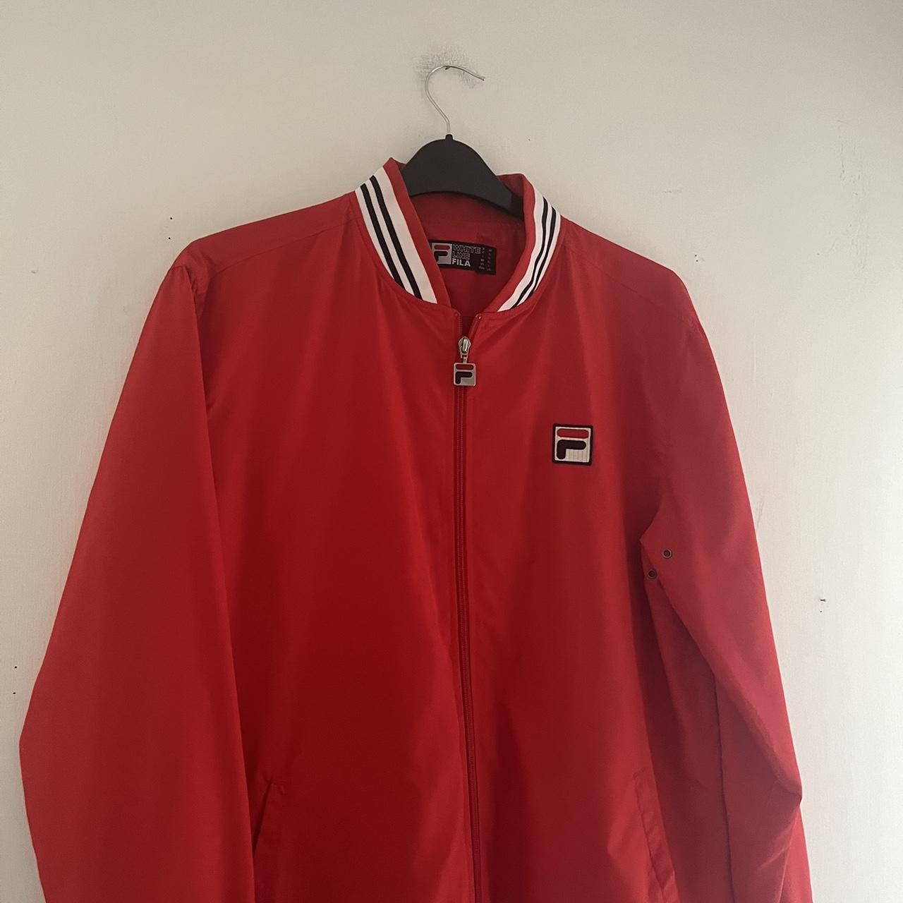 Fila Jacket - Vintage Track Jacket Retro Fila Track... - Depop