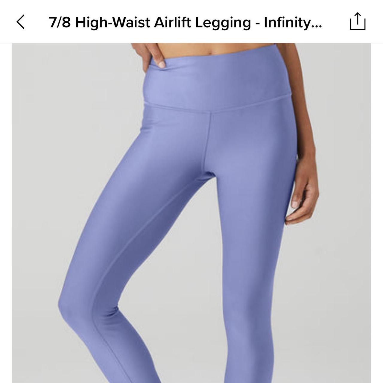 ALO Yoga 7/8 High-Waist Airlift Legging in Infinity Blue Size