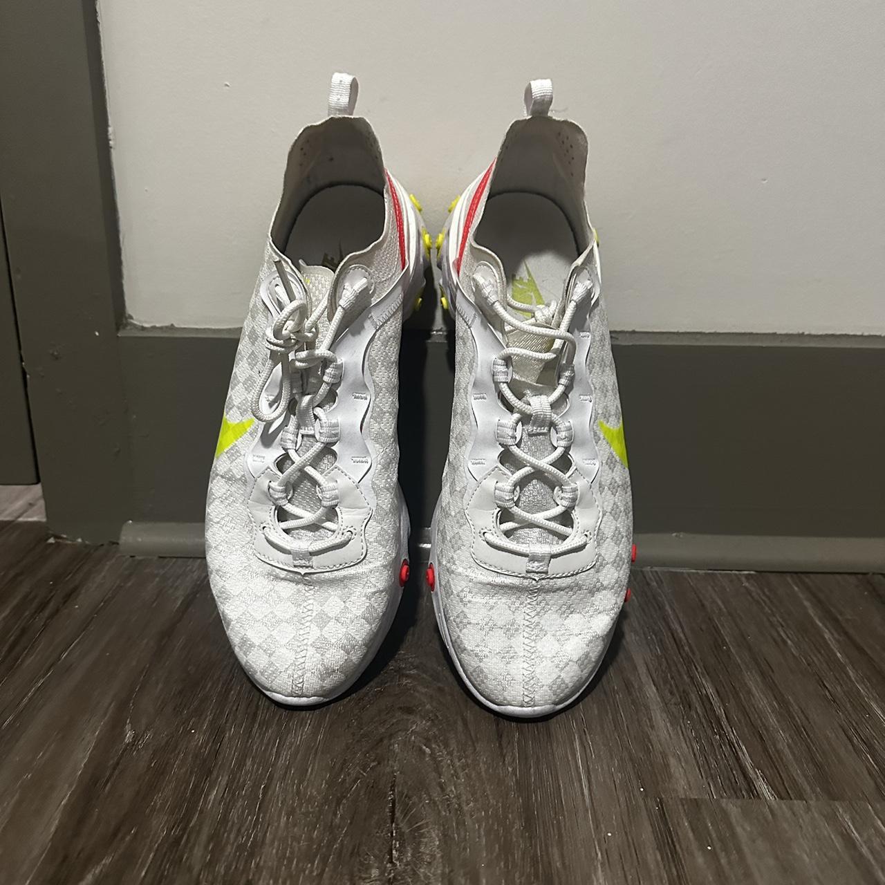 mens white react trainers