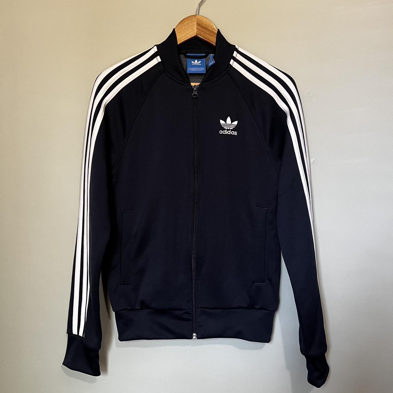 Adidas Originals Men's Navy Jacket | Depop