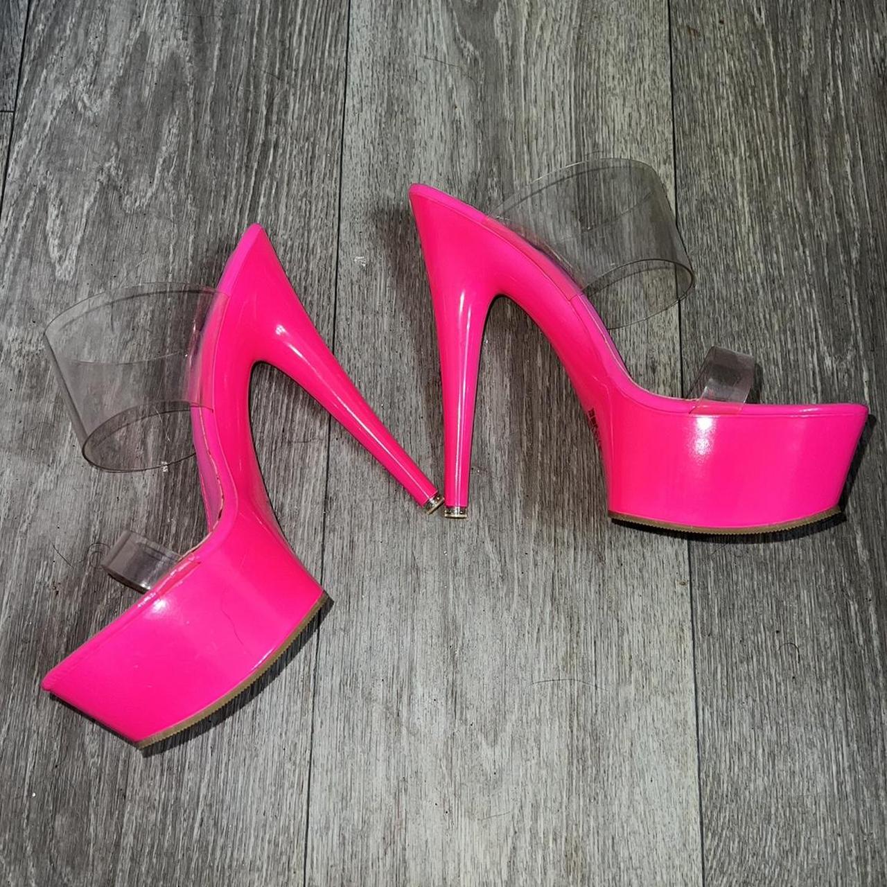 Pink stripper shoes on sale