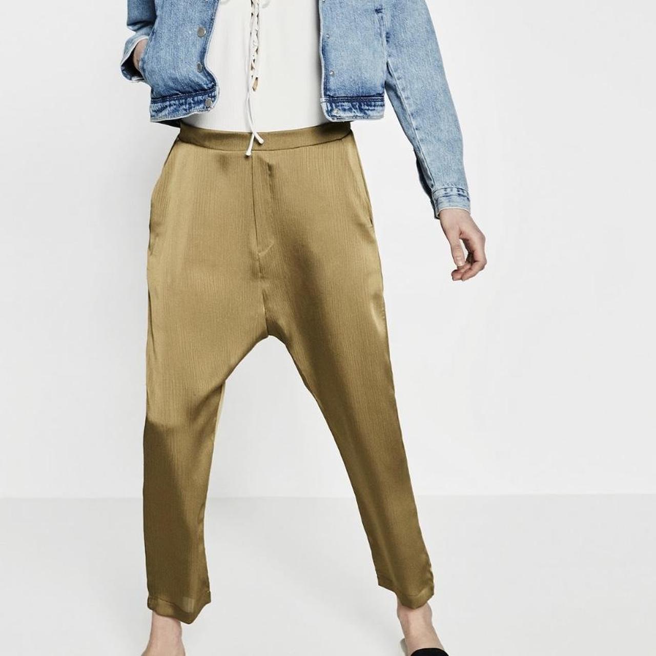 Zara drop sale crotch pants