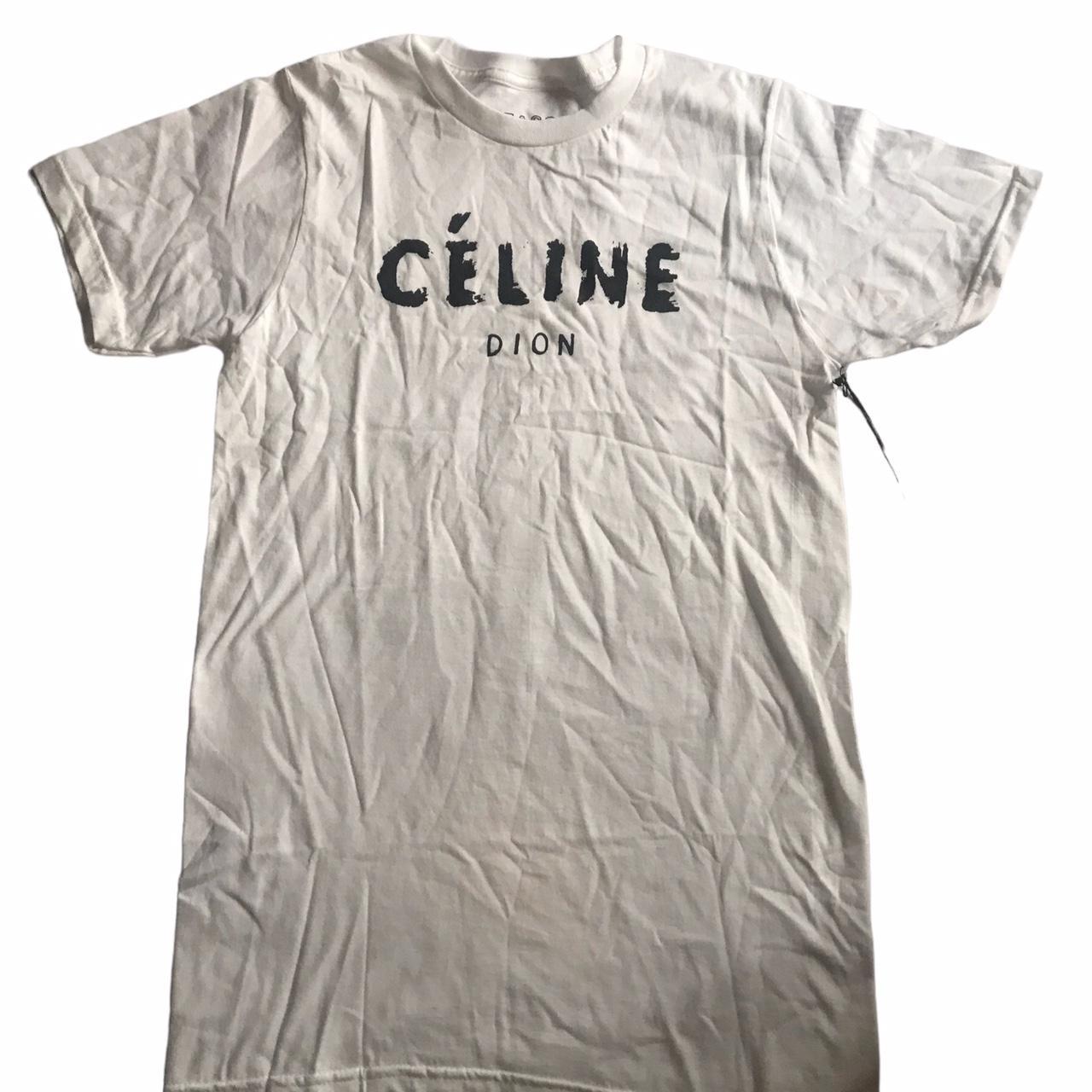 期間限定 数量限定 t-shirt, Dion Celine white Reason small, Depop | short Tシャツ(半袖/袖なし)