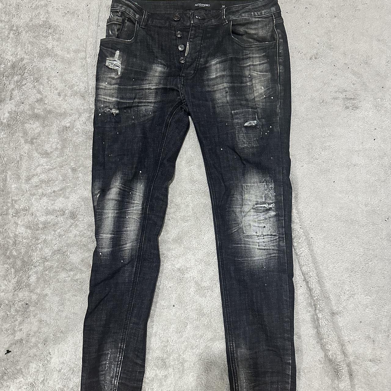 Men’s black slim fit zavetti jeans 30” Depop