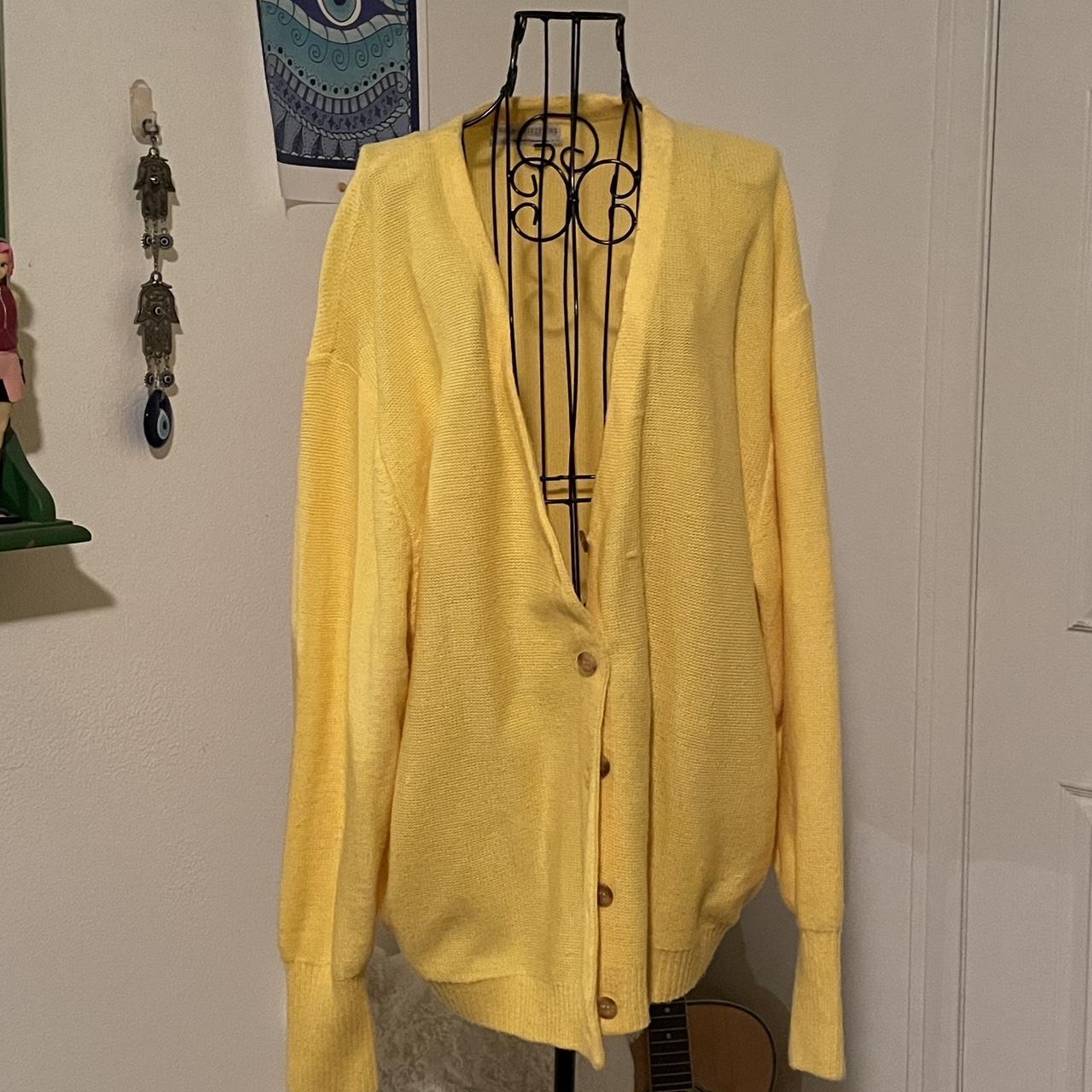 Urban outfitters clearance yellow cardigan