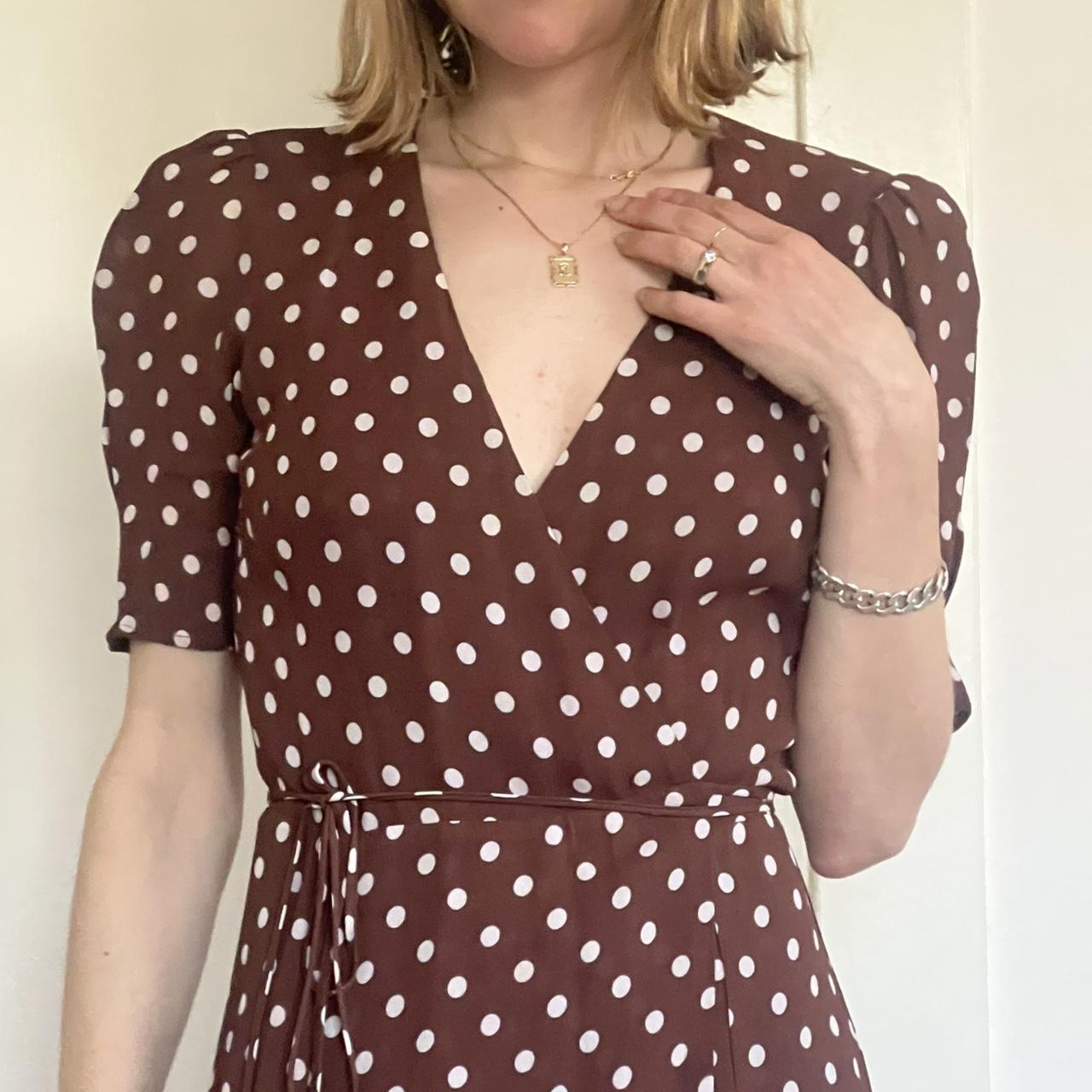 Primark polka clearance dot wrap dress