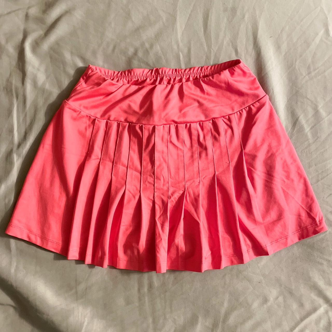 Tail Golf Tennis Skort Pleated Skirt Neon Pink Built