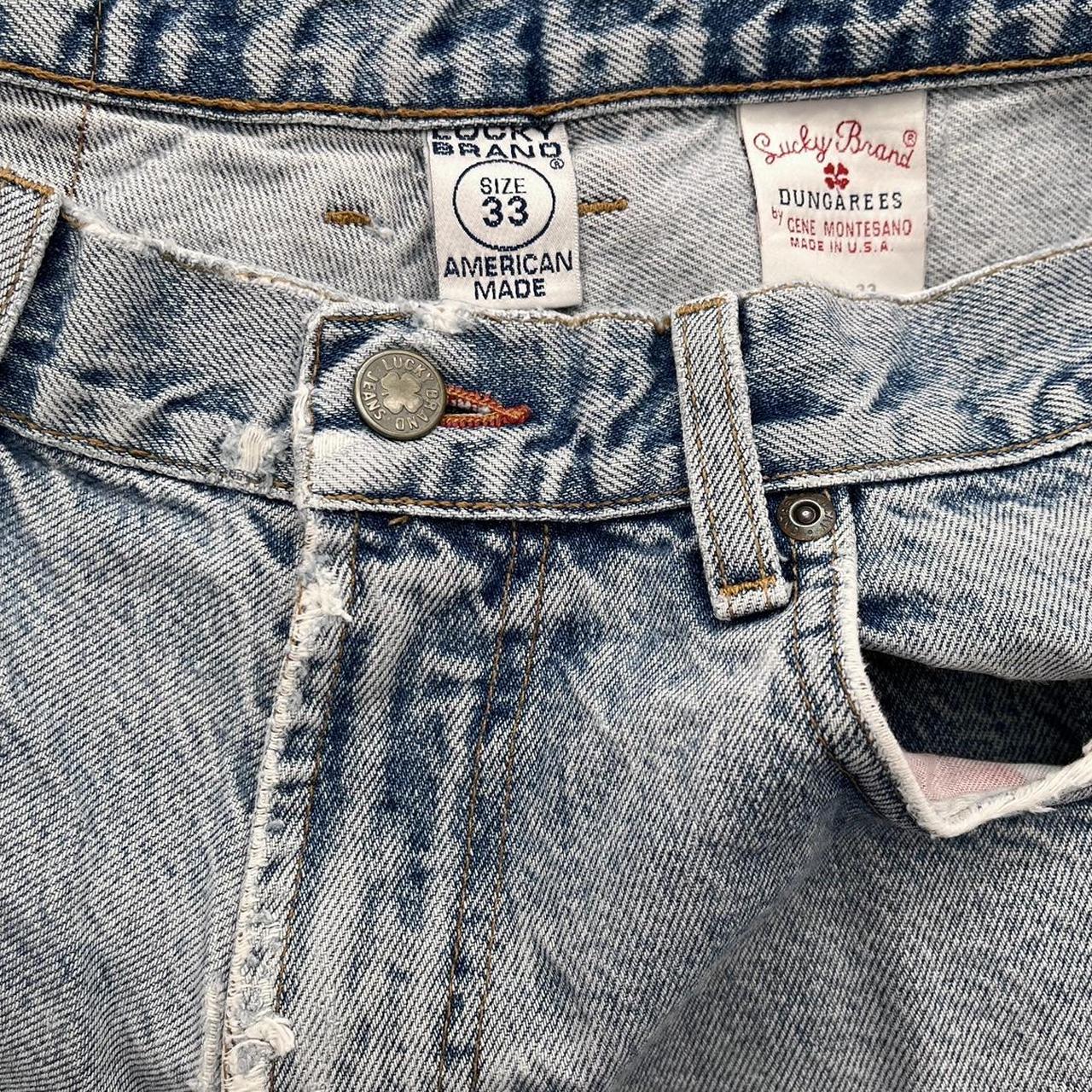 lucky brand jeans in a size 29. lucky you zipper - Depop