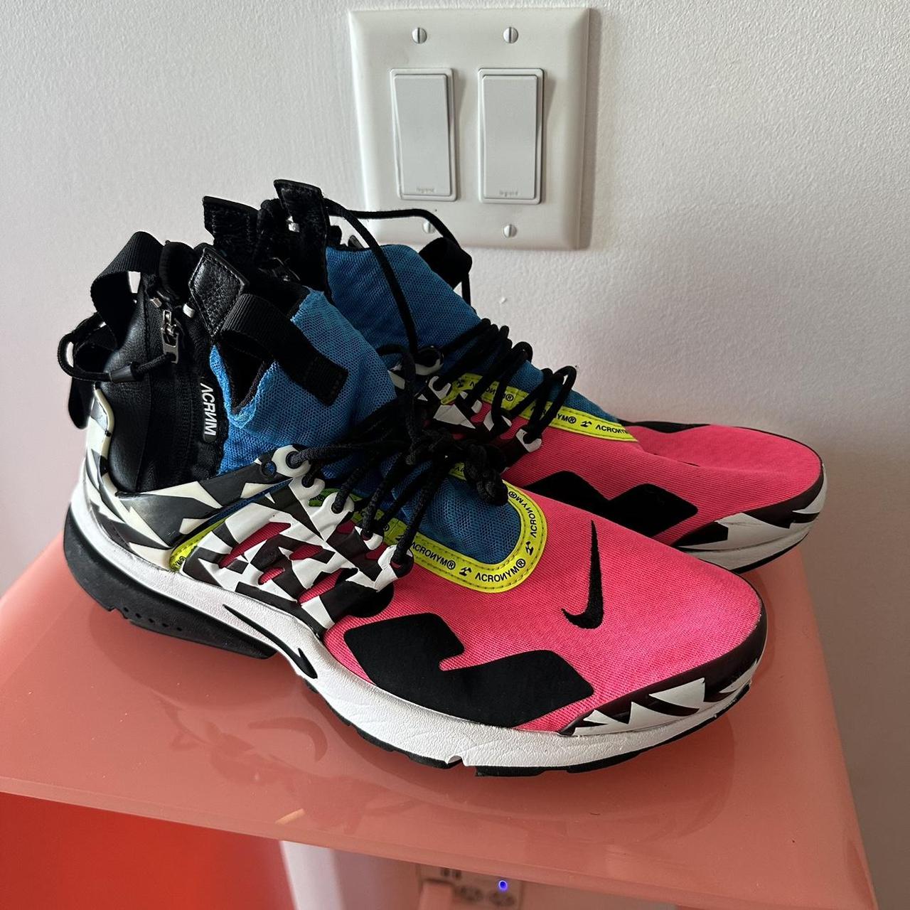 Air presto mid outlet acronym racer pink mens