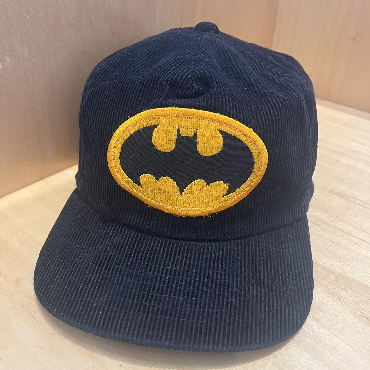 Men's Black and Yellow Hat Depop