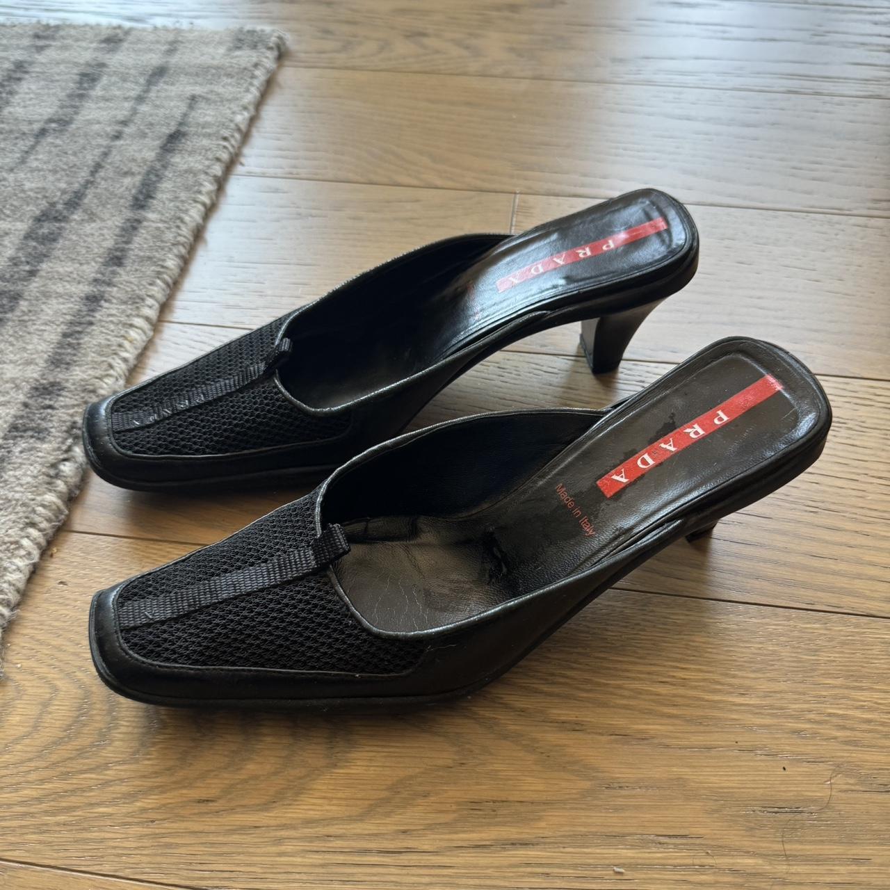 Prada Vintage Prada Sport Heels Leather Heels