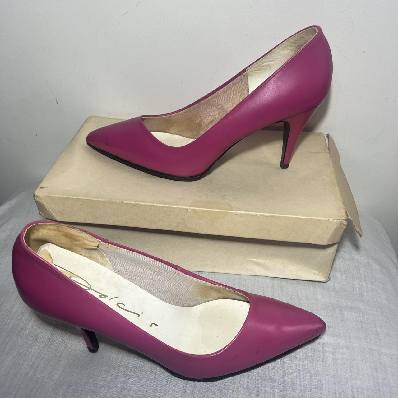 Pink vintage hot sale heels