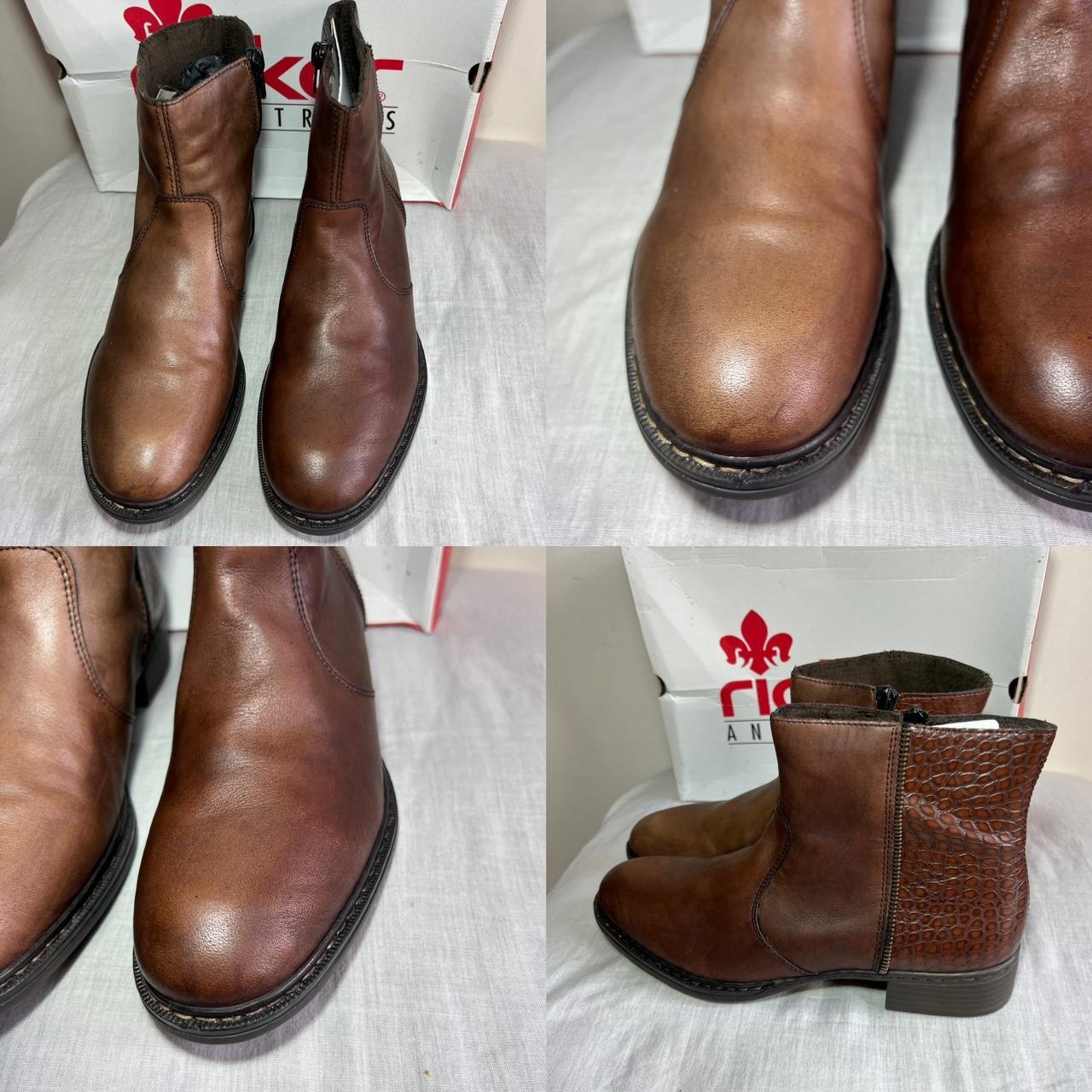 rieker brown boots women's