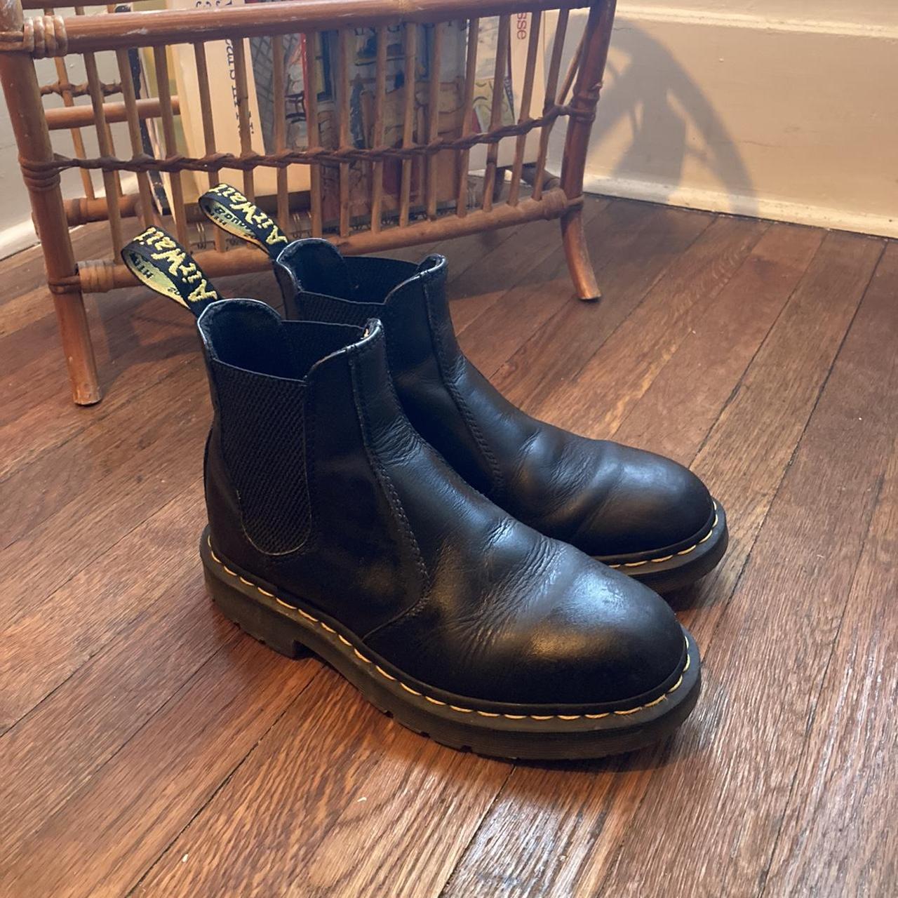 docs chelsea ankle boots, work slip resistant US... - Depop