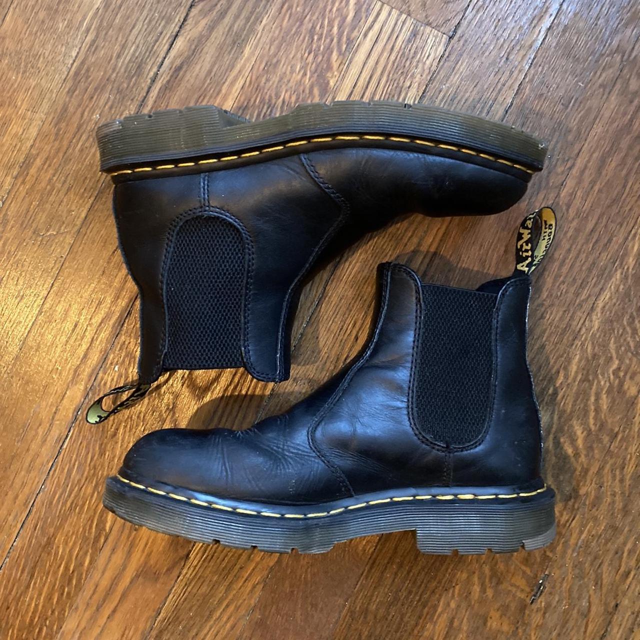 docs chelsea ankle boots, work slip resistant US... - Depop