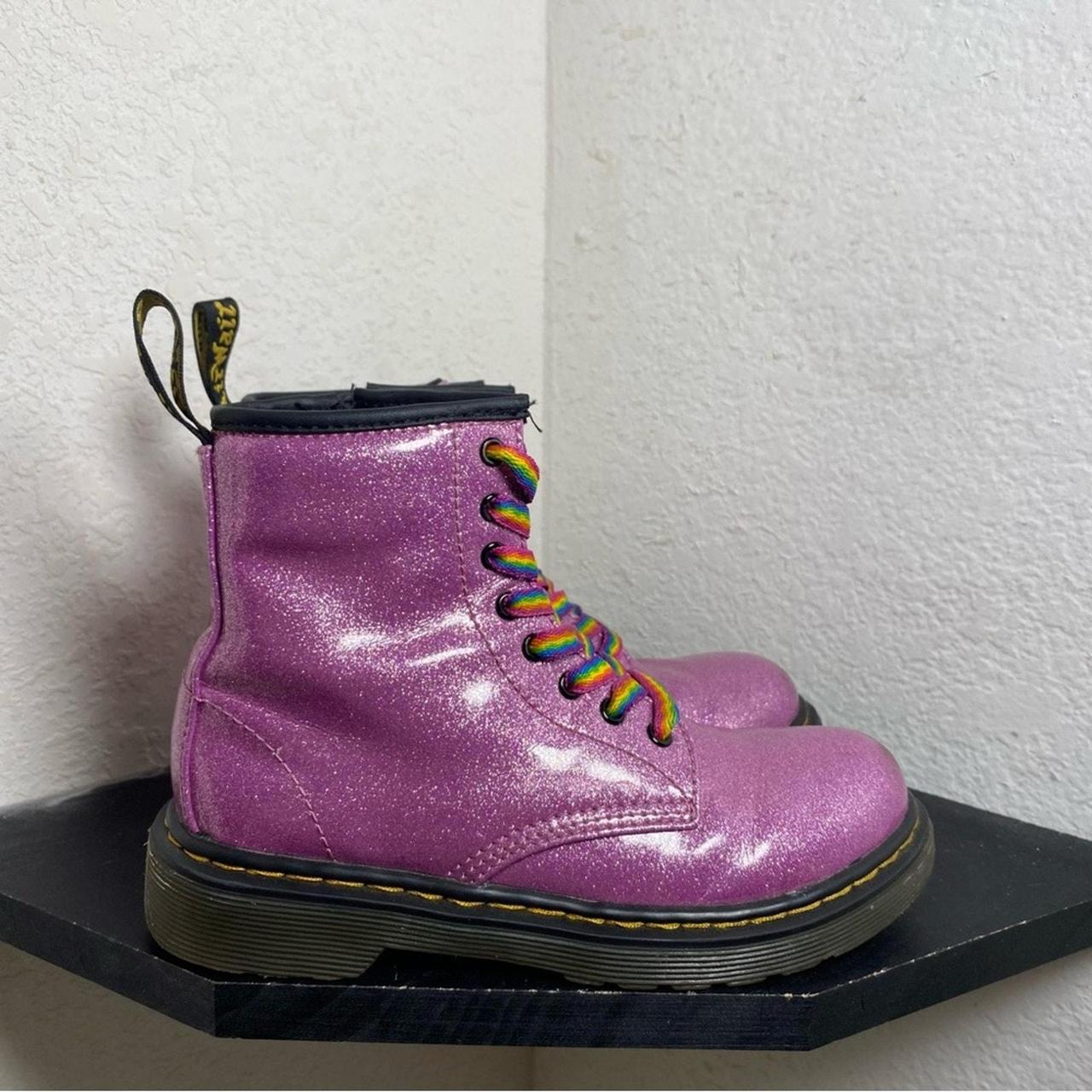 Glitter dr martens kids on sale