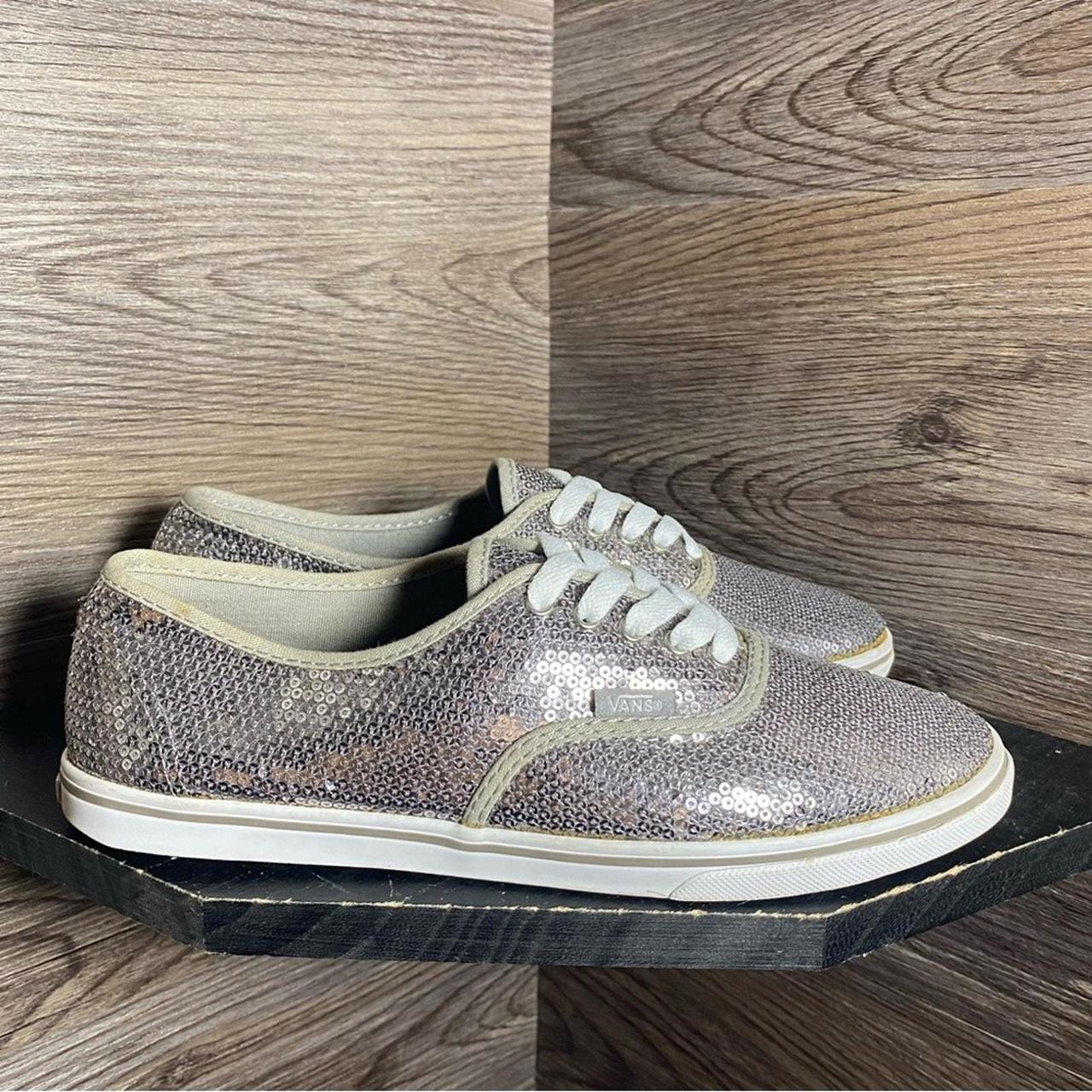 Vans Women's Sneakers Silver US – Vans era silver sequin