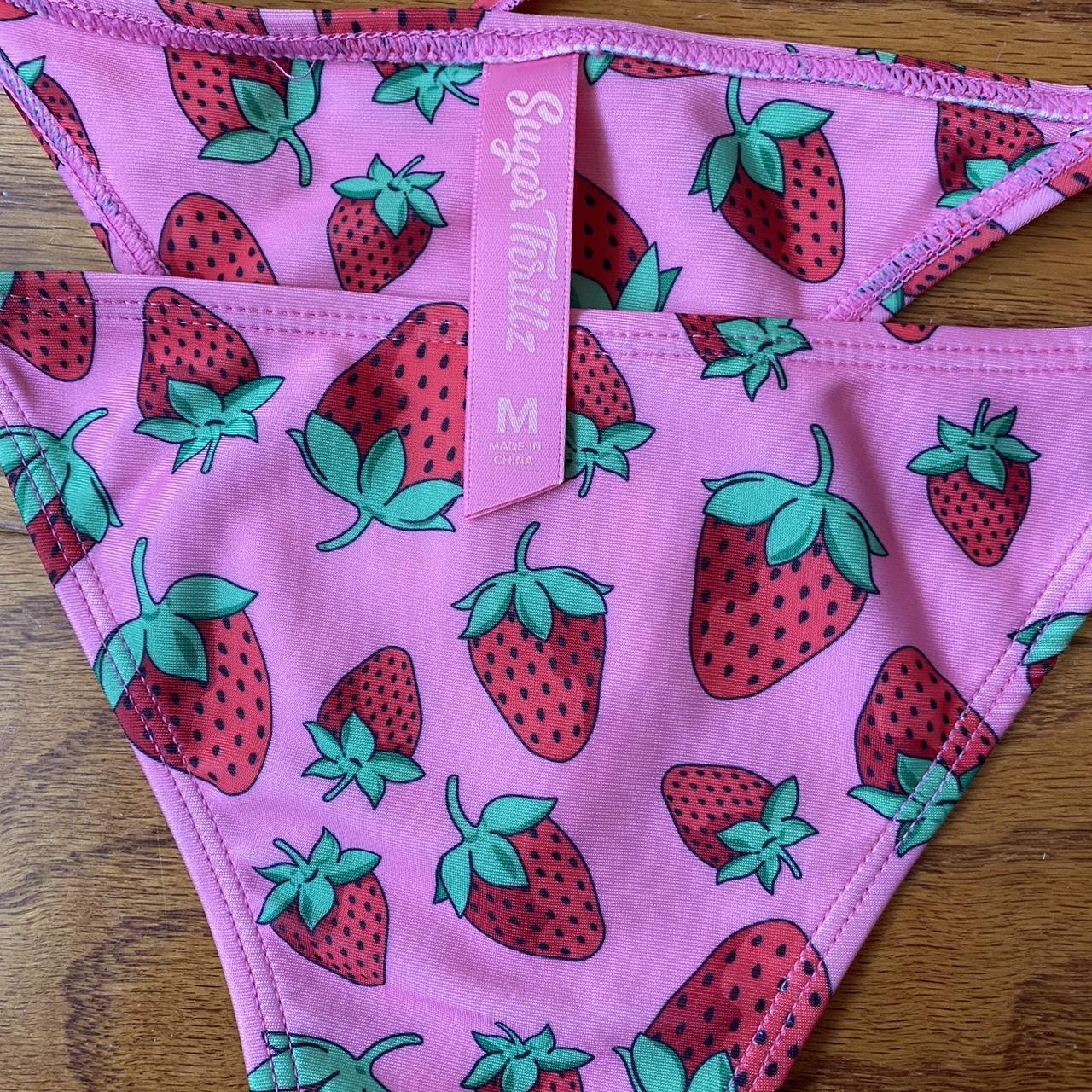 Sugar Thrillz Strawberry Bikini Set Brand New Depop