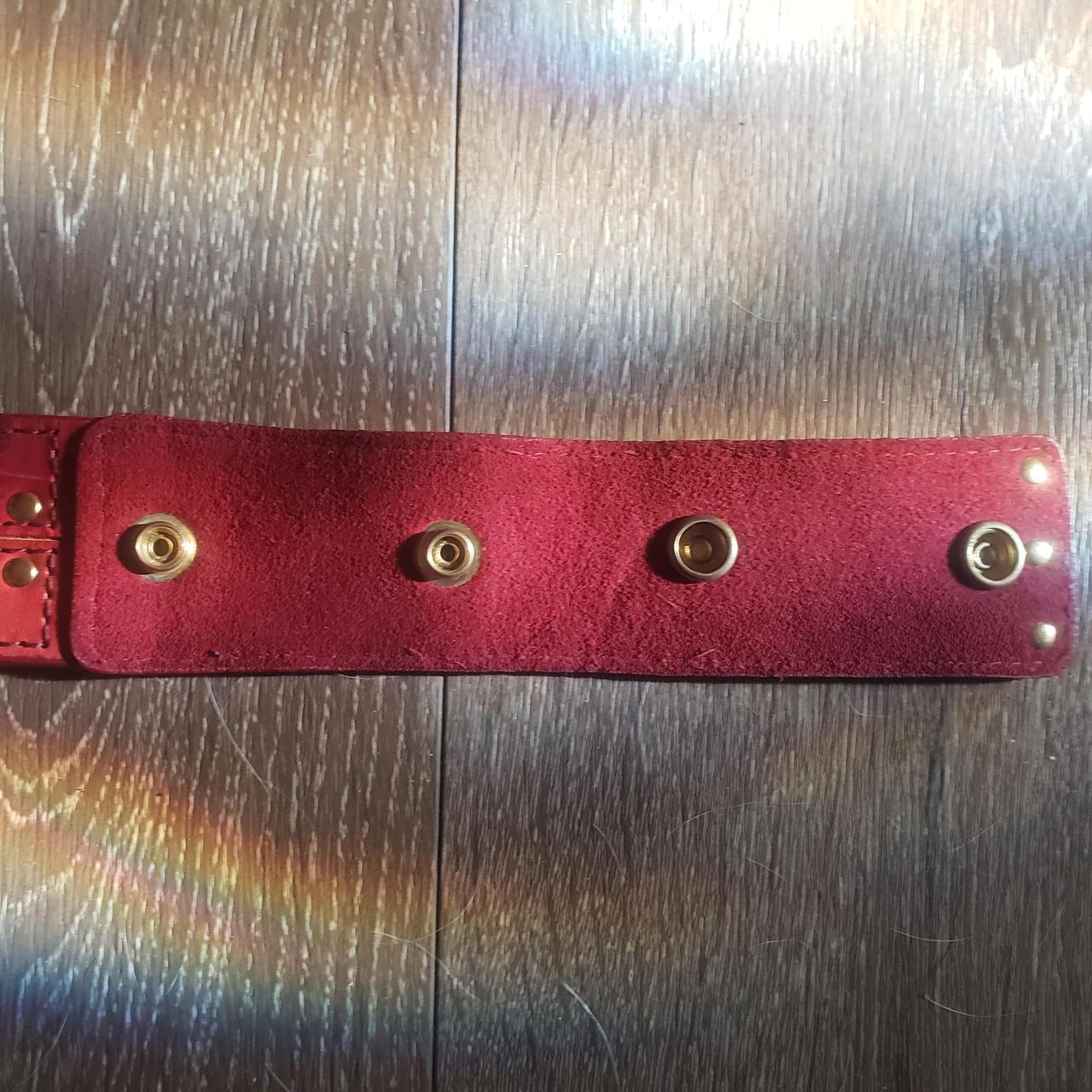 Michael kors deals belt womens red