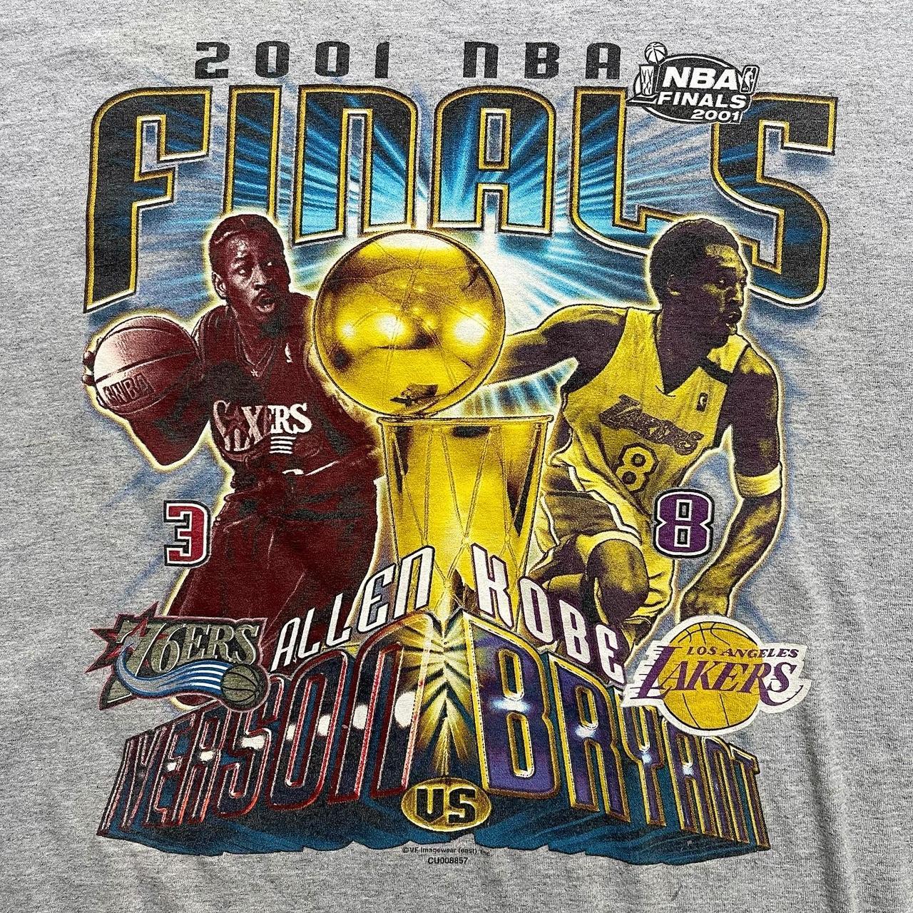 Original Vintage 2001 NBA Finals Kobe Bryant VS - Depop