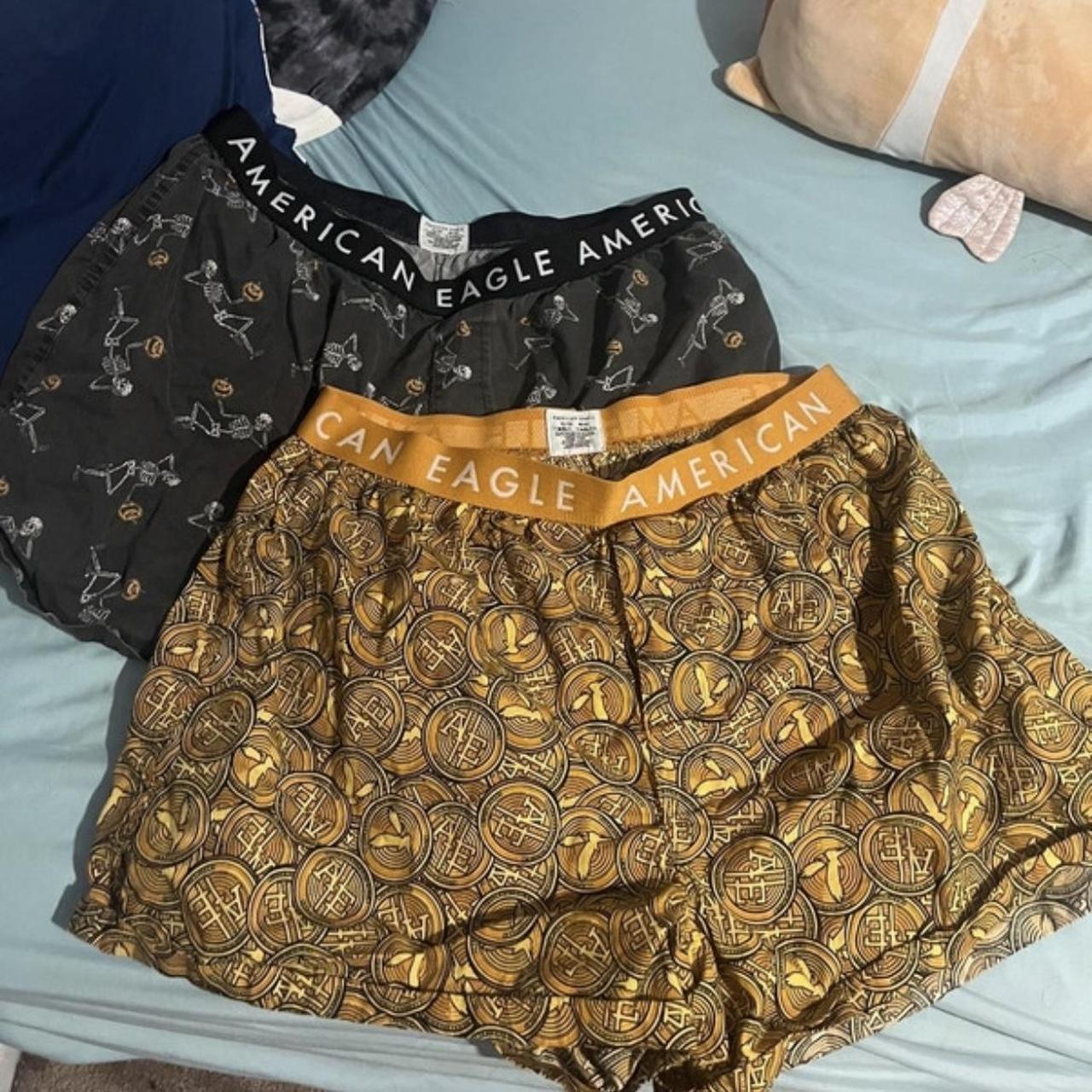 2 pairs of American Eagle Boxers 🖤 ~• - worn as - Depop