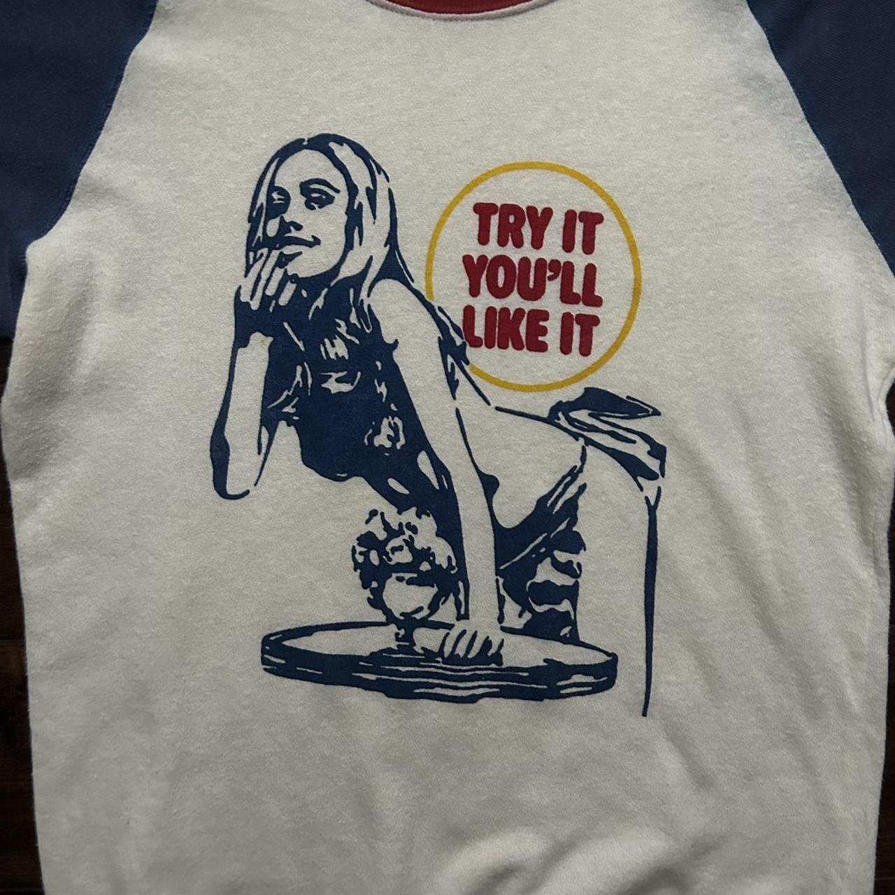 Hysteric Glamour “Try It You'll Like It” long... - Depop