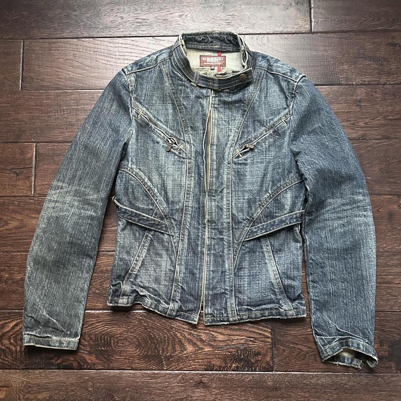 Tornado Mart biker jean jacket, so many cool details...