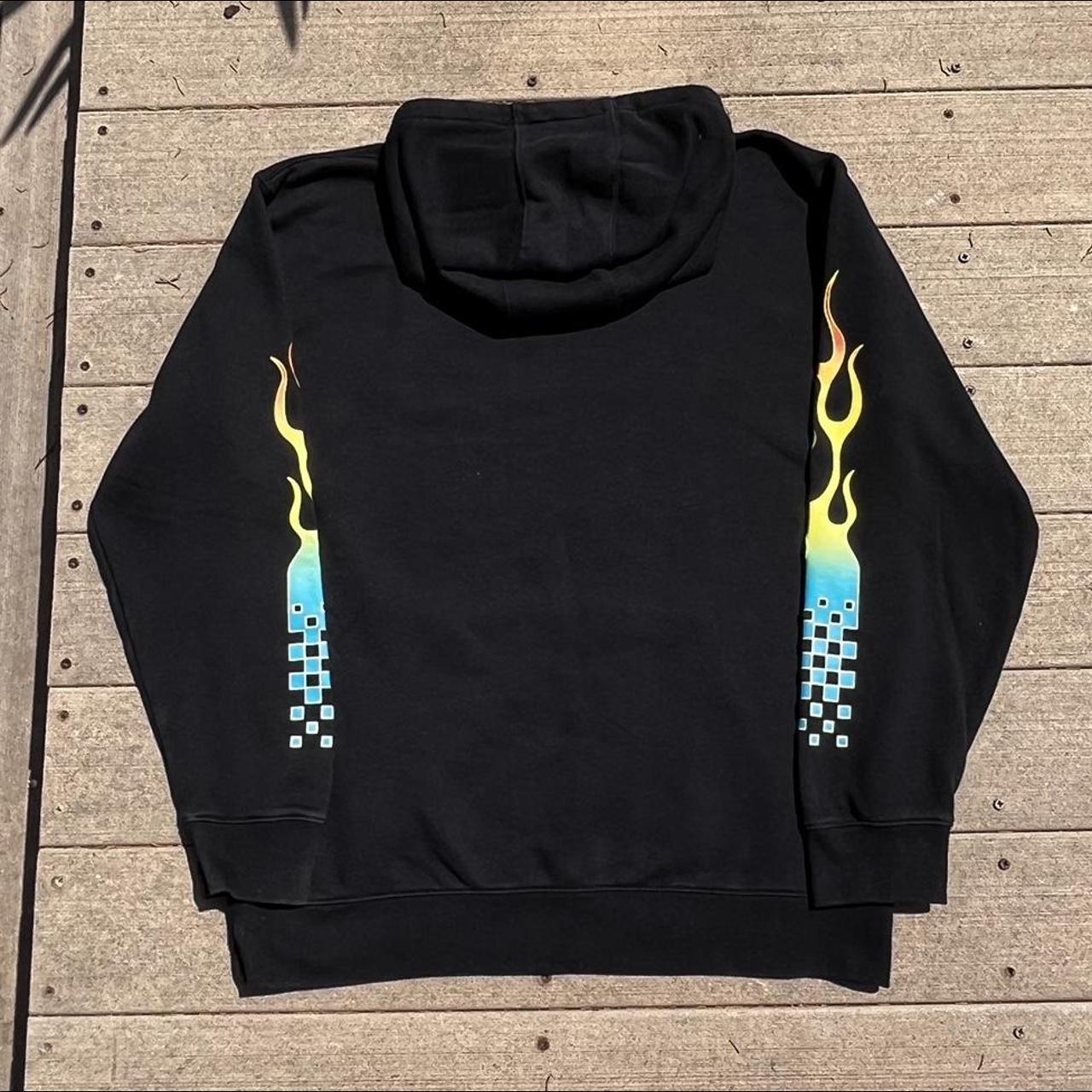 Vans glow flame hoodie hot sale