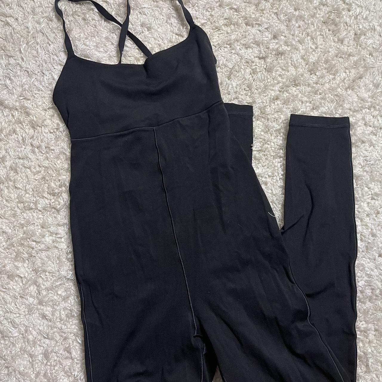 Offline by aerie jumpsuit Size xs Crossing straps... - Depop