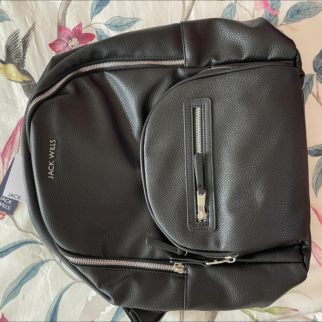 Jack wills cheap black backpack