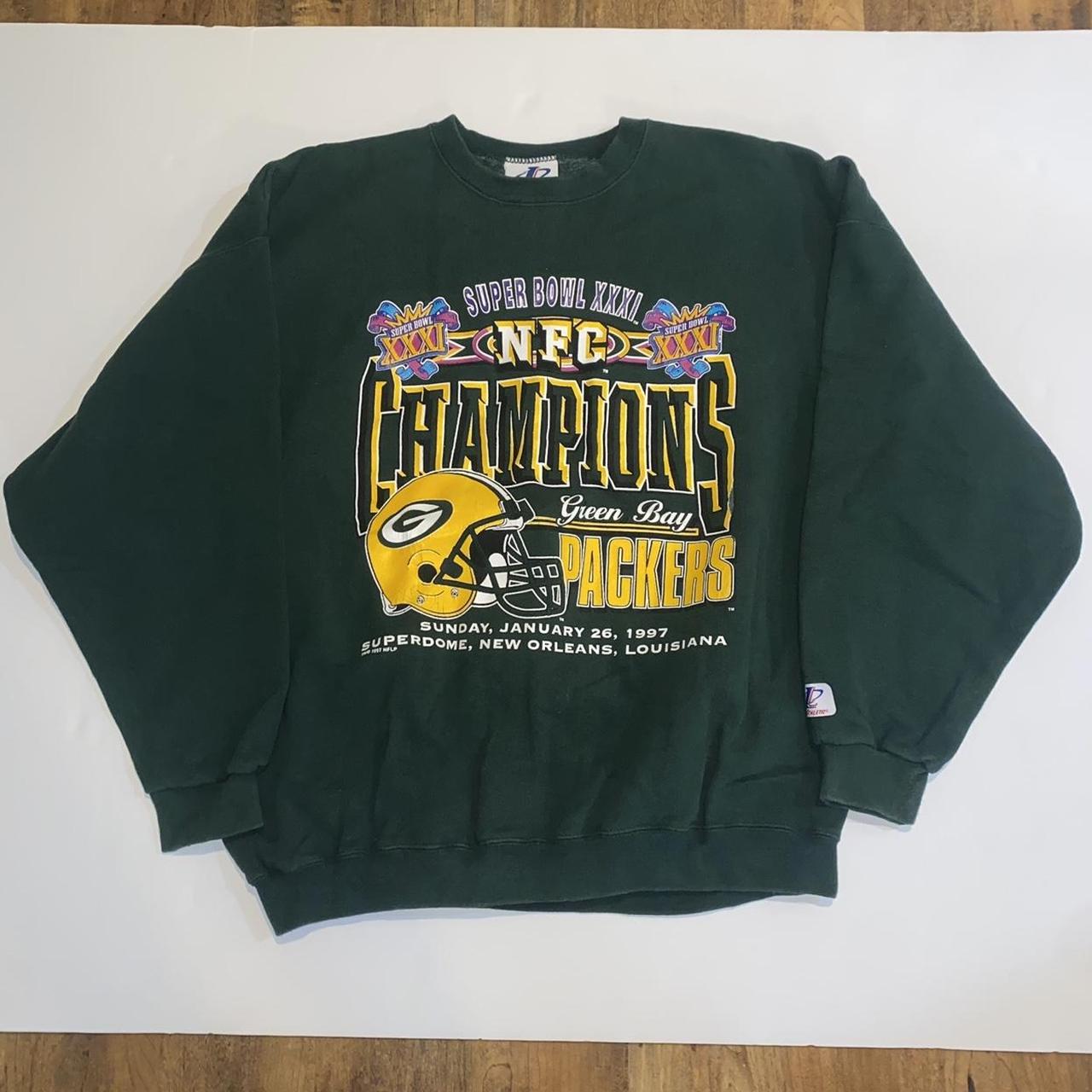 Green Bay Packers 1997 NFL Super Bowl XXXI Champions Sweatshirt (M