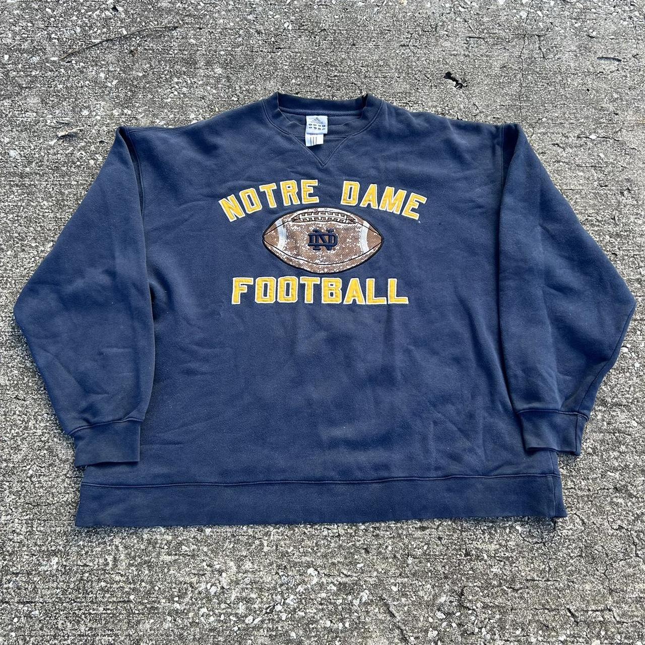 Vintage 90s Notre Dame Irish Football Adidas...