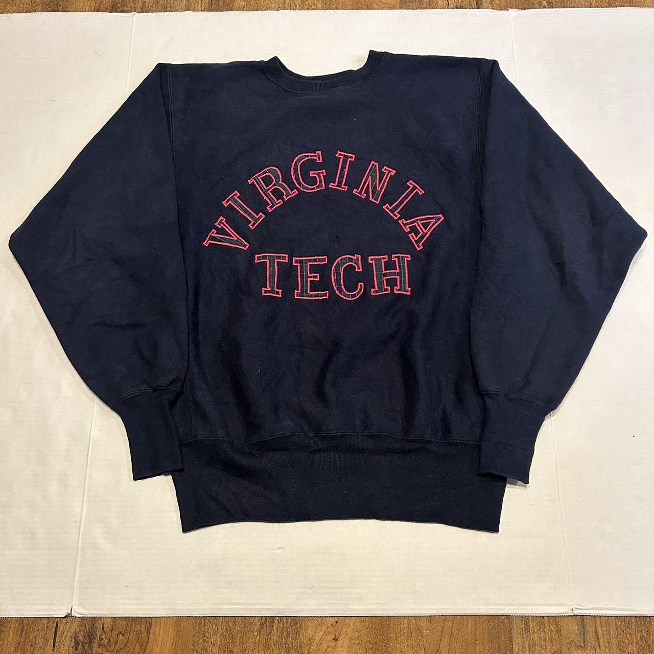 Vintage 90s Champion Reverse Weave Virginia Tech...