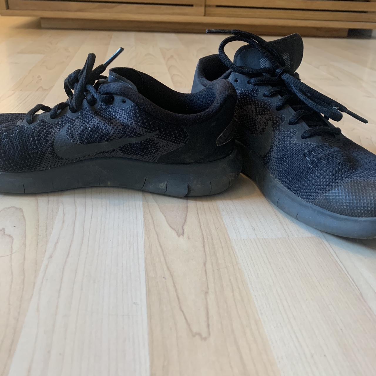 black nike trainers girls size 3