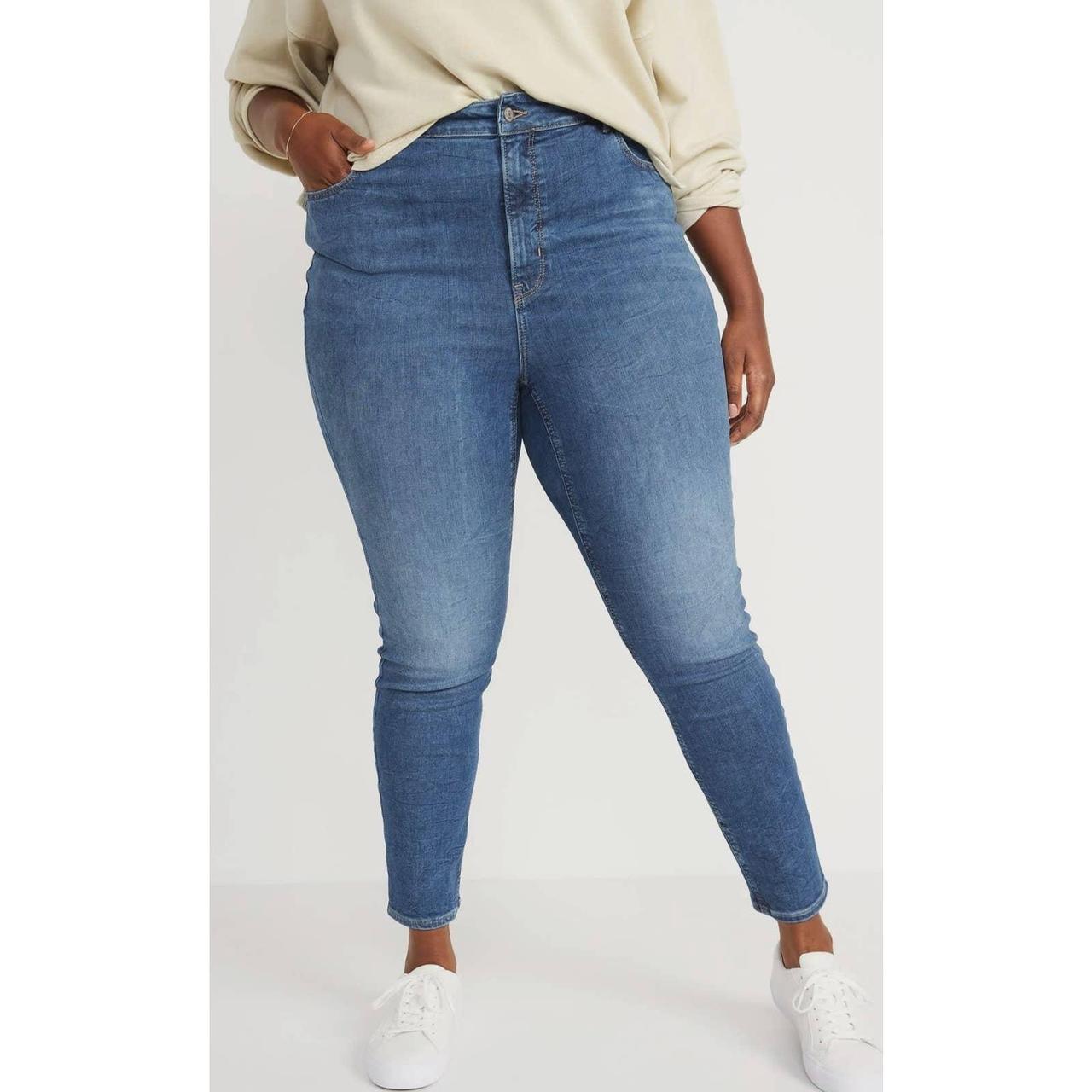High-Waisted Secret-Slim Pockets Rockstar Super Skinny Plus-Size Jeans