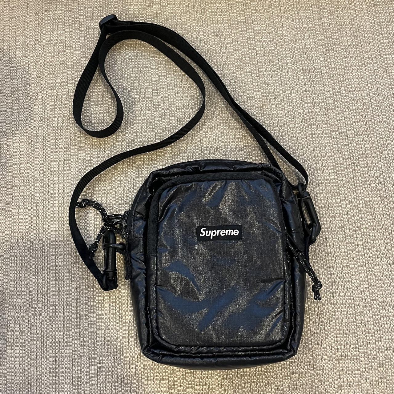 Supreme Cordura shoulder bag FW17 Black Zipper. Depop